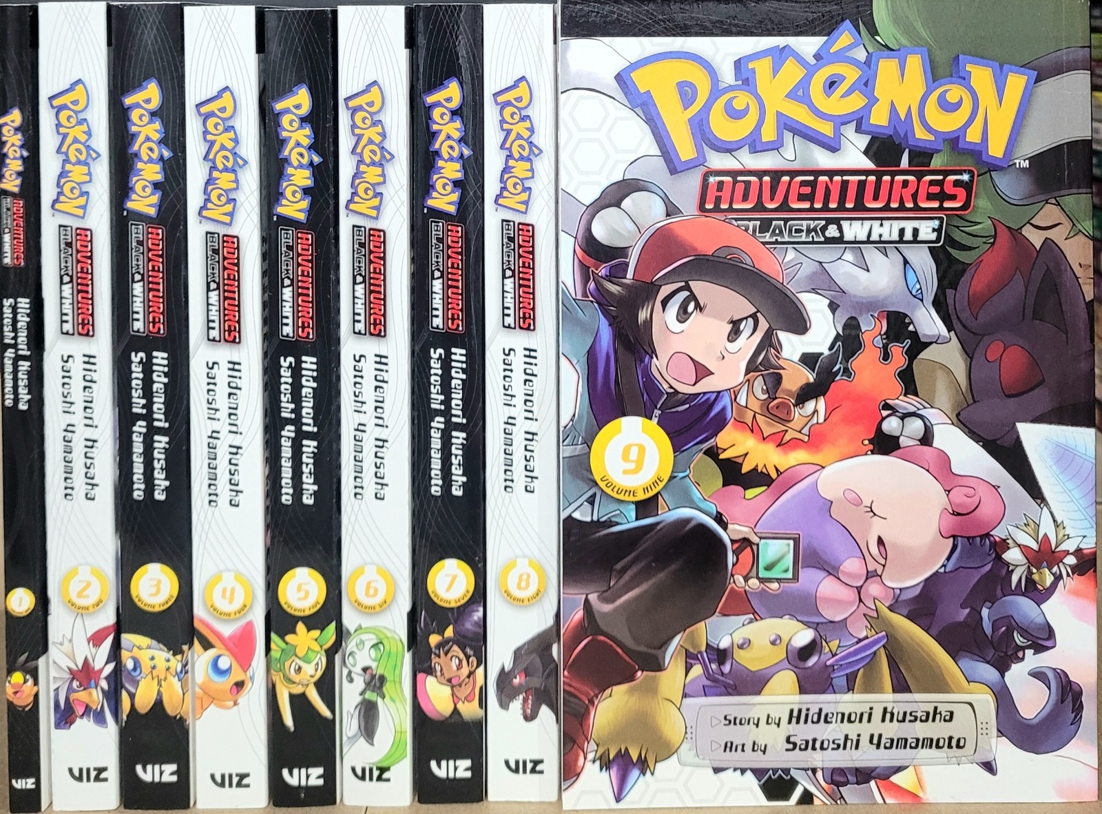 Pokémon Adventures Black & White Manga Vol 1-9 Brand New In English Viz Pokemon 