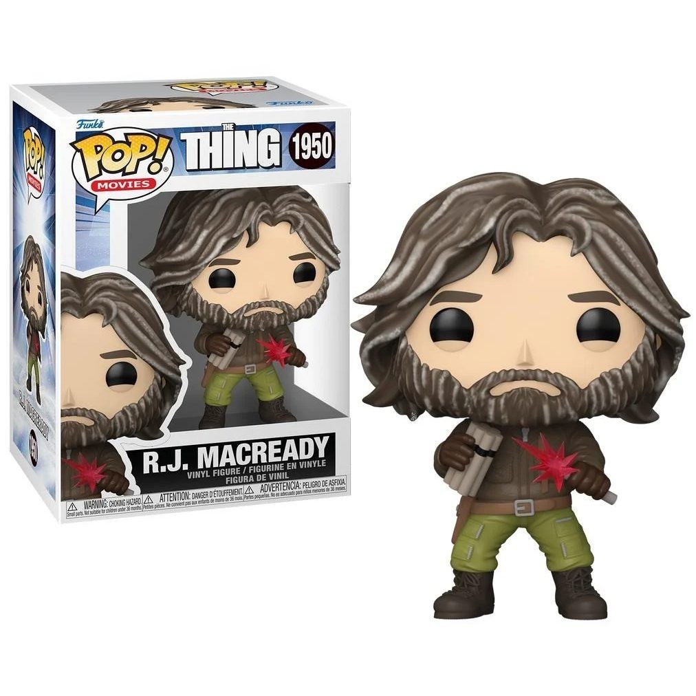 Funko Pop The Thing R.J. MacReady Vinyl Figure #1950 Funko Pop The Thing R.J. MacReady Vinyl Figure #1950