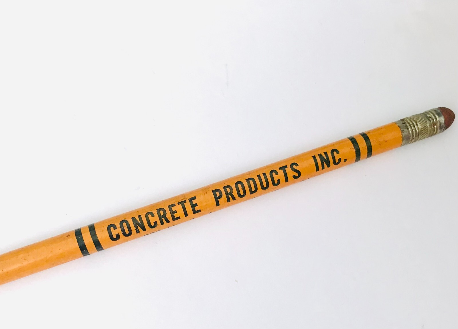 Vtg Early Concrete Products Inc. Crestline OH Pencil Dial OV 3-1255 Lincoln Ave