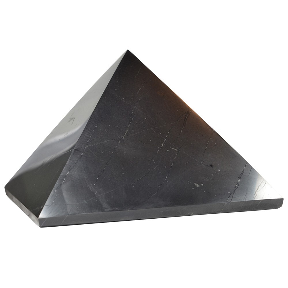 Shungite World Shungite Pyramid - 120 mm / 4.72 Shungite World Shungite Pyramid - 120 mm / 4.72