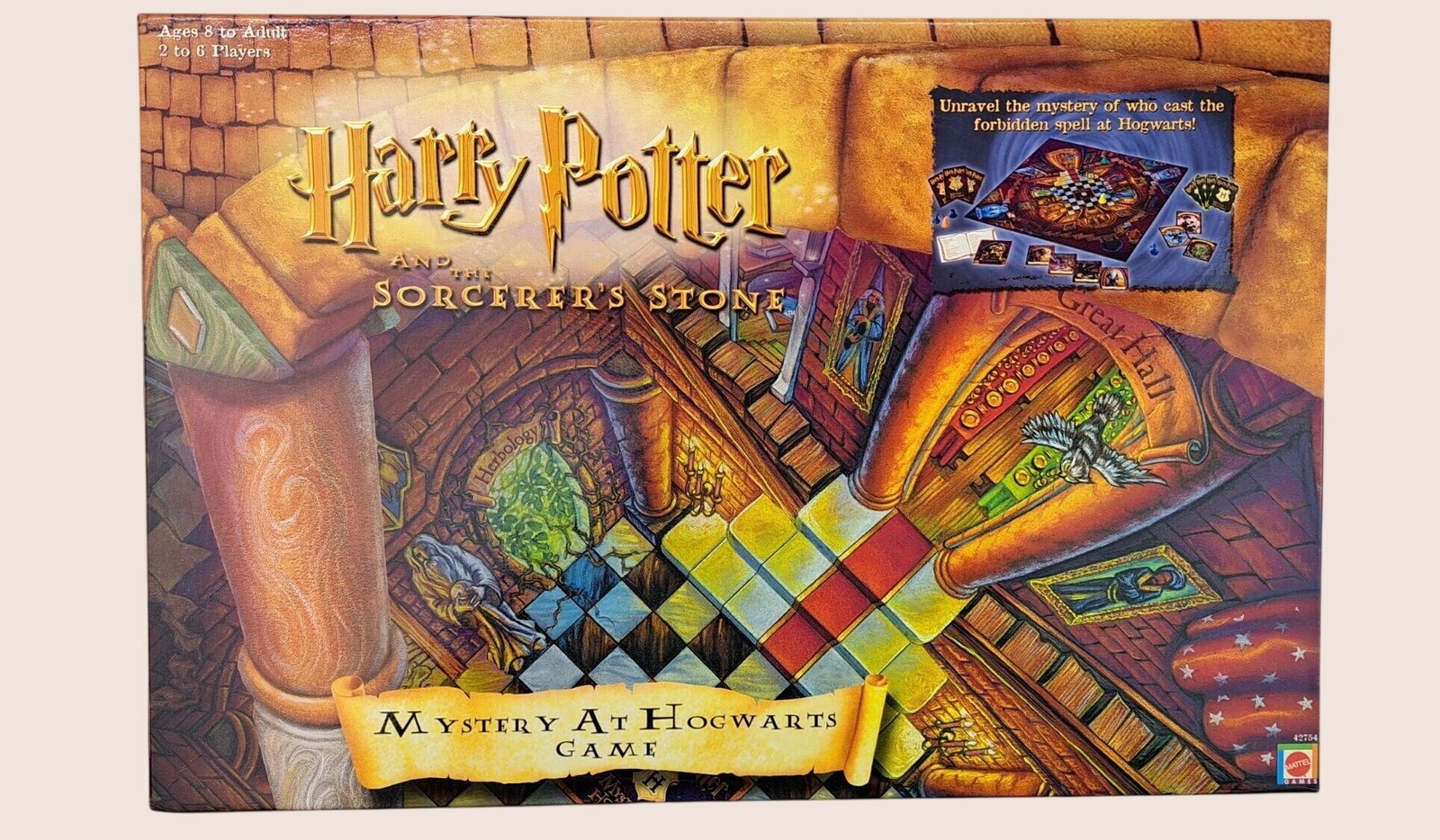 Vintage Harry Potter Mystery At Hogwarts Board Game Mattel Complete Sorcerer's Vintage Harry Potter Mystery At Hogwarts Board Game Mattel Complete Sorcerer's