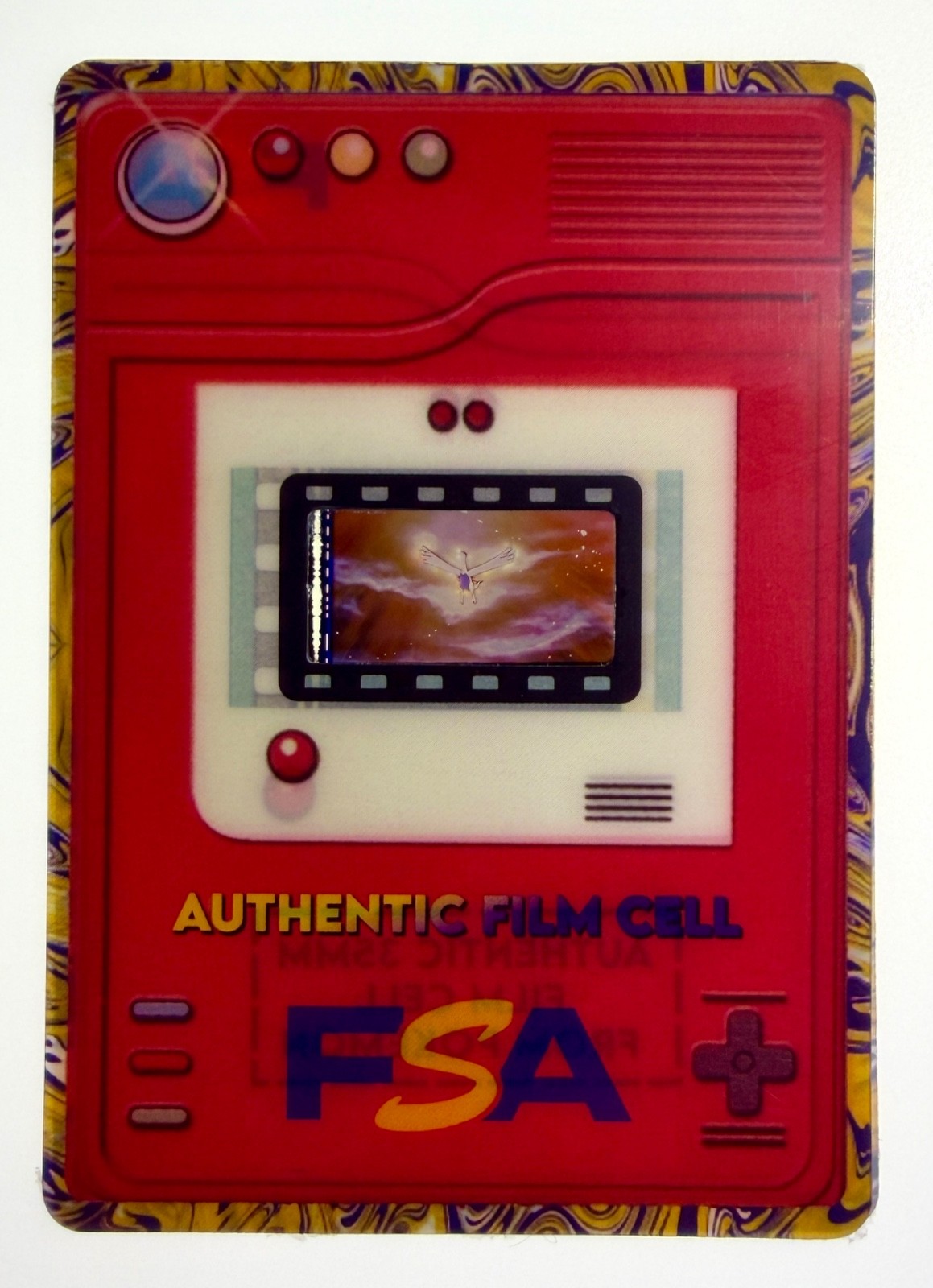 Pokemon FSA 35mm Film Cell - Lugia - Movie 2000 - Fan Art Holder Authentic Cell Pokemon FSA 35mm Film Cell - Lugia - Movie 2000 - Fan Art Holder Authentic Cell