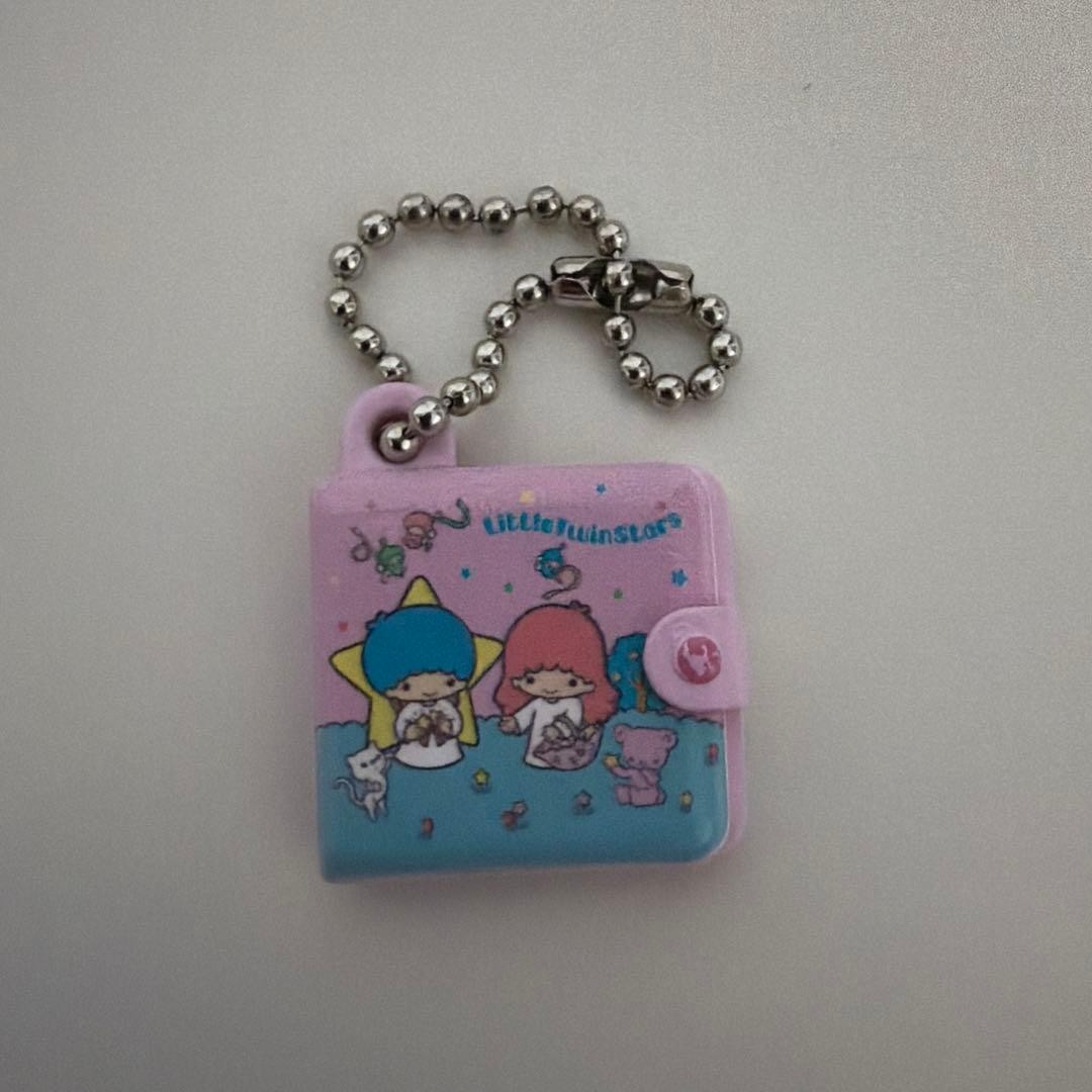Bandai Little Twin Stars Retro Miniature Charm Wallet Vintage Kiki Lala Bandai Little Twin Stars Retro Miniature Charm Wallet Vintage Kiki Lala
