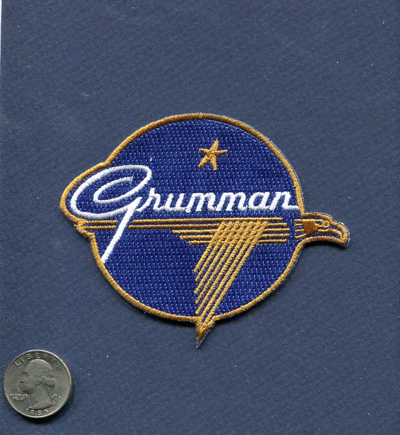 Iron Works GRUMMAN Aircraft Company US NAVY USAF USMC Squadron Hat Jacket Patch