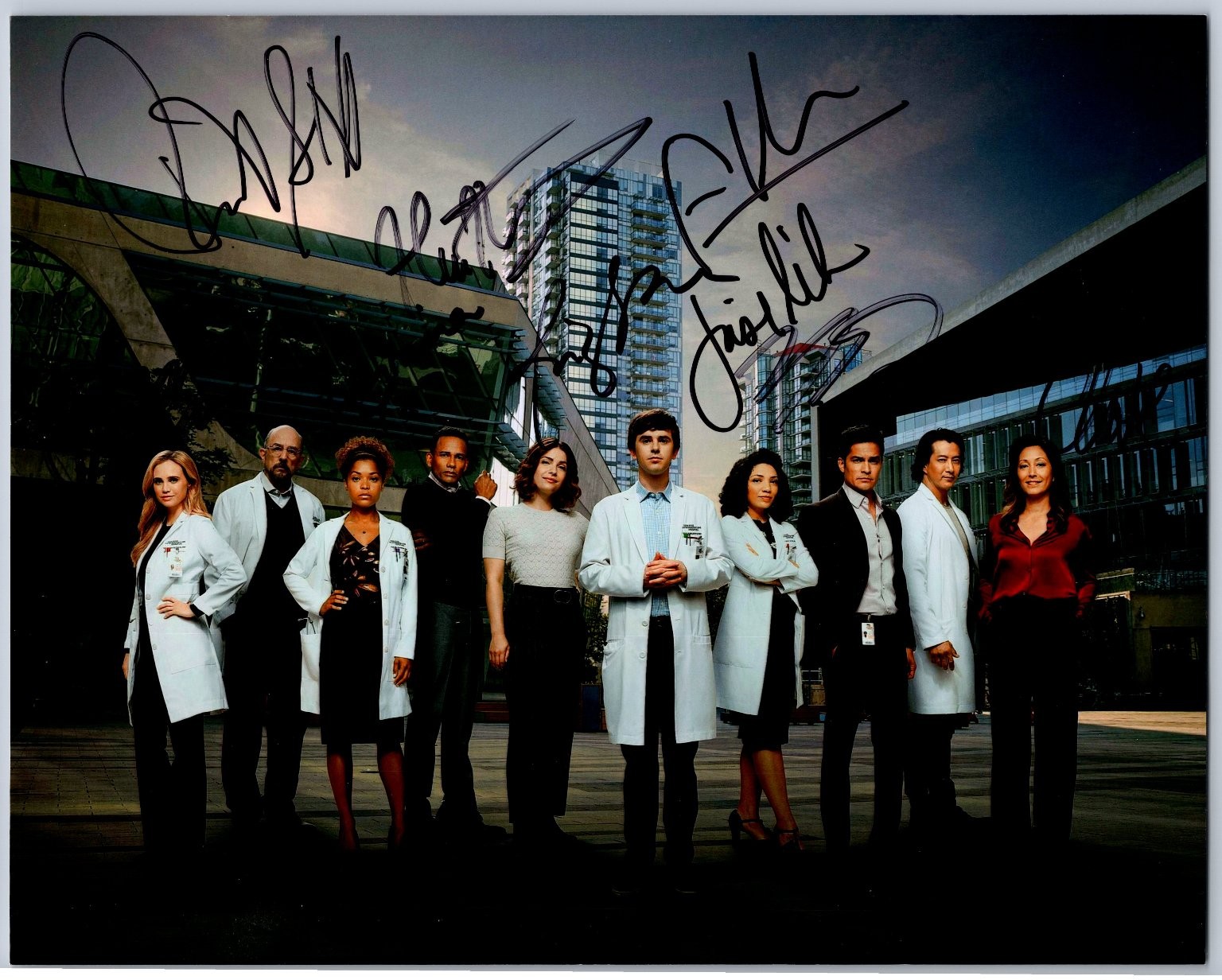 The Good Doctor Cast Autographed Photo Signed TV Show Medical Drama Collectible