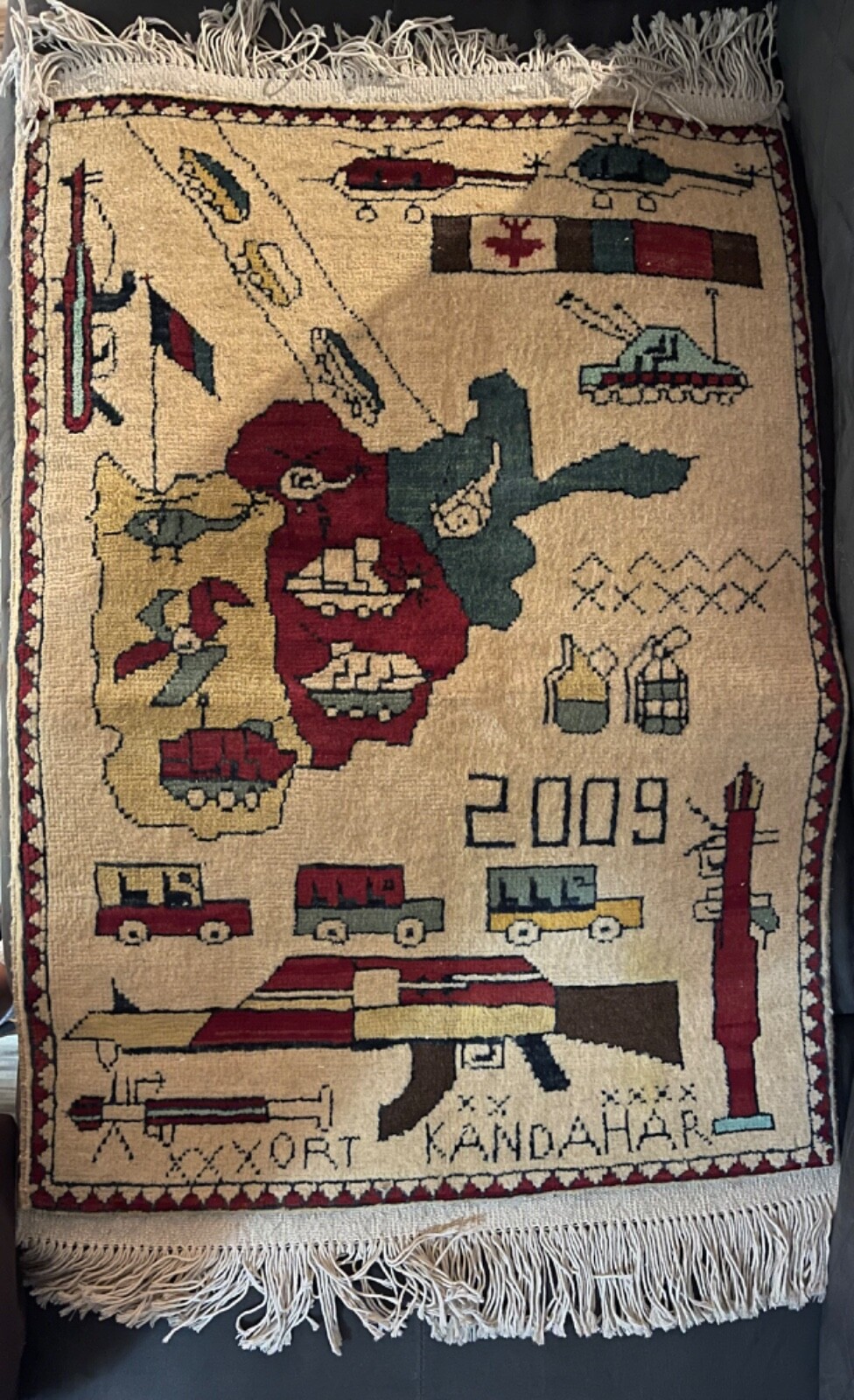 Authentic Afghanistan Rug made in Kandahar