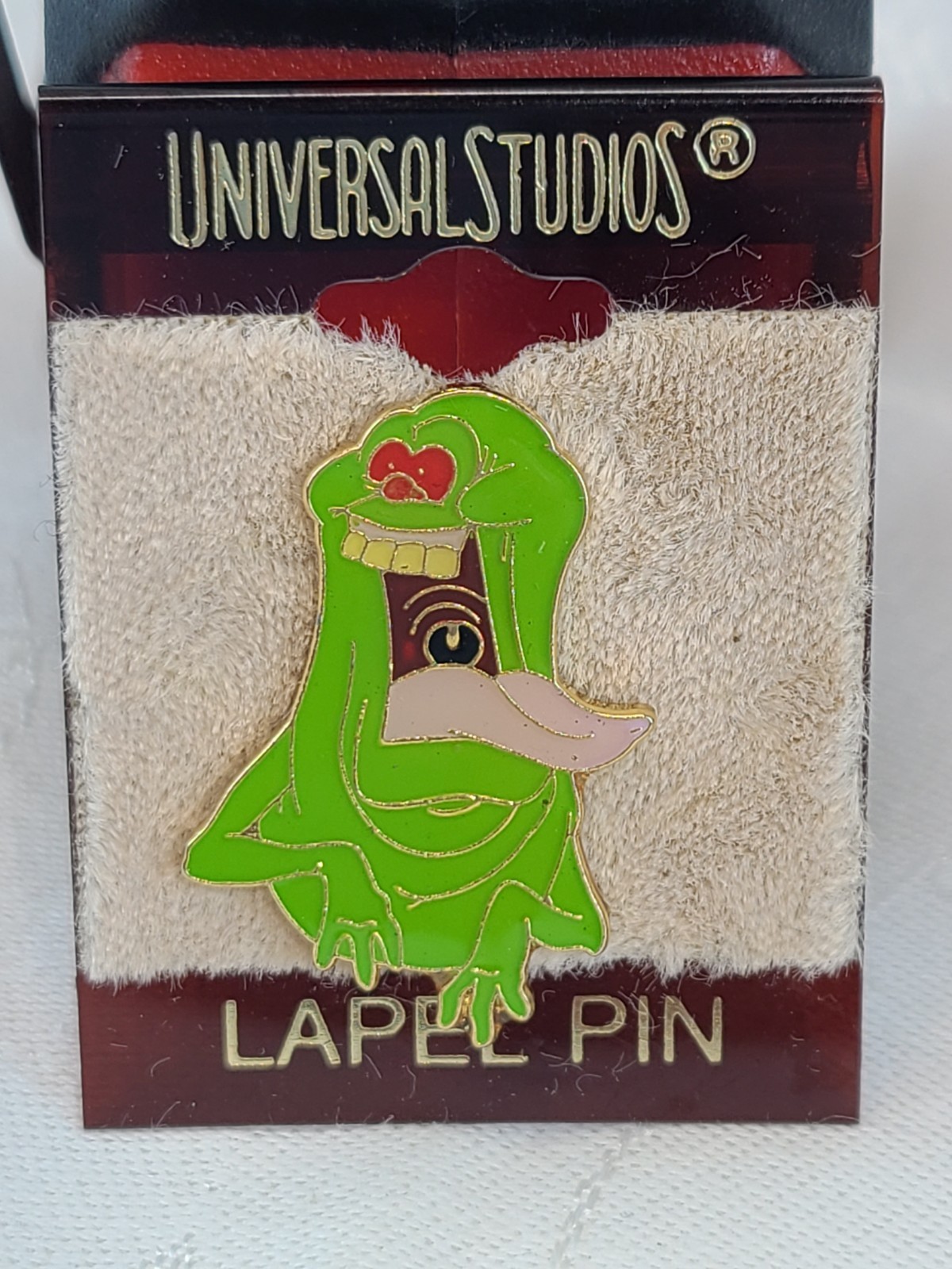 vintage ghostbusters Slimer Universal Studios Nos Rare Lapel Pin vintage ghostbusters Slimer Universal Studios Nos Rare Lapel Pin