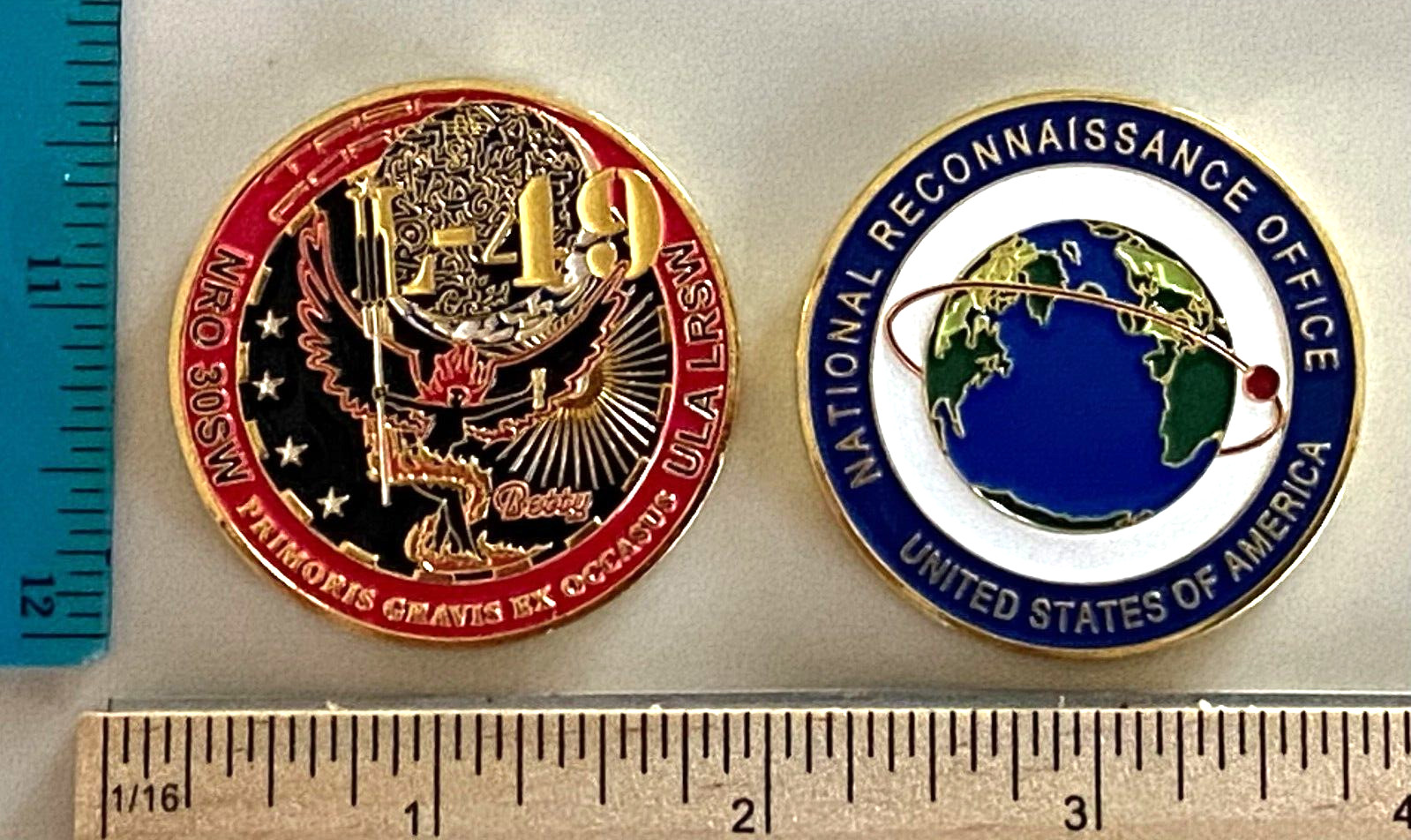 MILITARY BLACK OPS CHALLENGE COIN - NROL-49 PRIMORIS GRAVIS EX OCCASUS ULA MILITARY BLACK OPS CHALLENGE COIN - NROL-49 PRIMORIS GRAVIS EX OCCASUS ULA