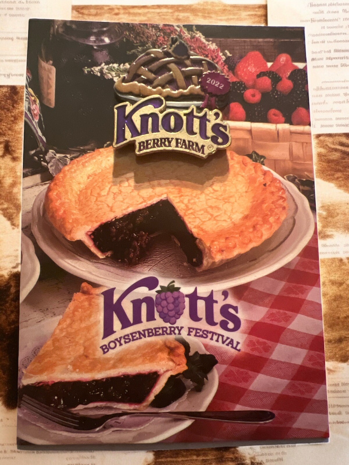 2022 Knott's Berry Farm Boysenberry Festival Pin limited edition Theme Park Rare