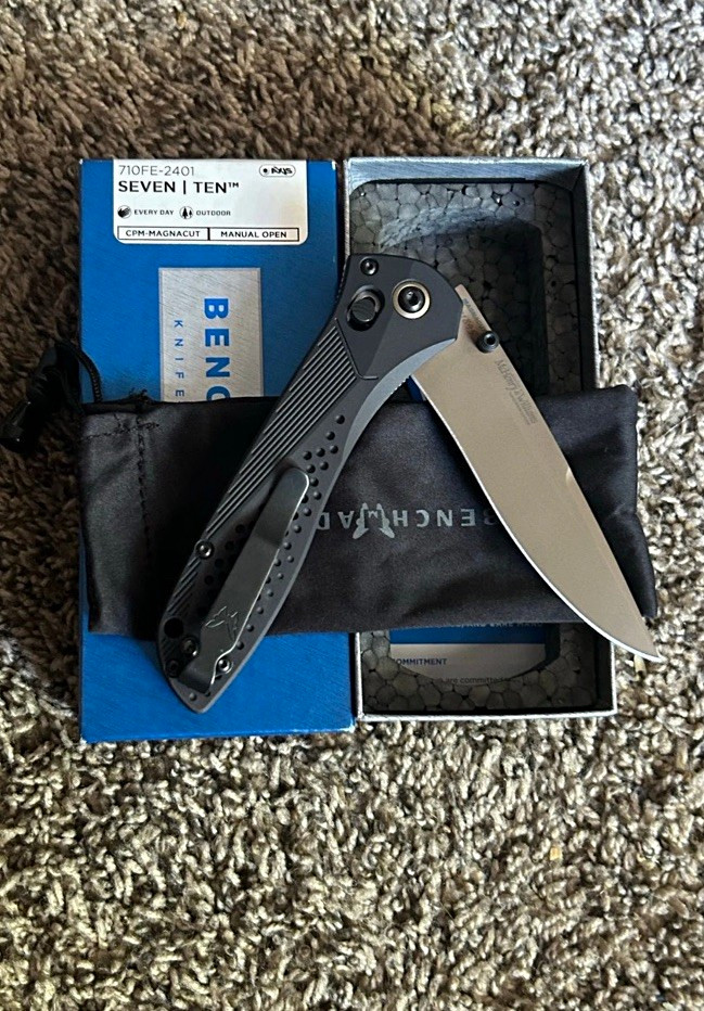 Benchmade Seven | Ten 710FE-2401 CPM-MagnaCut 2000 Made