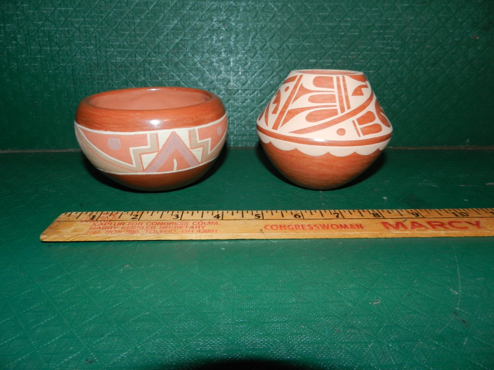 Geroninda San Juan Pottery ARCHULETA Vase and CG- Loretto Jemez Pueblo Pottery Geroninda San Juan Pottery ARCHULETA Vase and CG- Loretto Jemez Pueblo Pottery