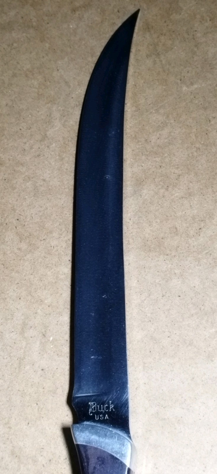 VTG Buck knife kitchen carver carving 14\ VTG Buck knife kitchen carver carving 14\