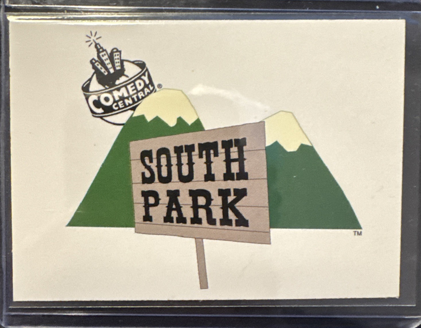 1998 South Park Comic Images #1 Title Page Disclaimer Single Card 1st Card Ever