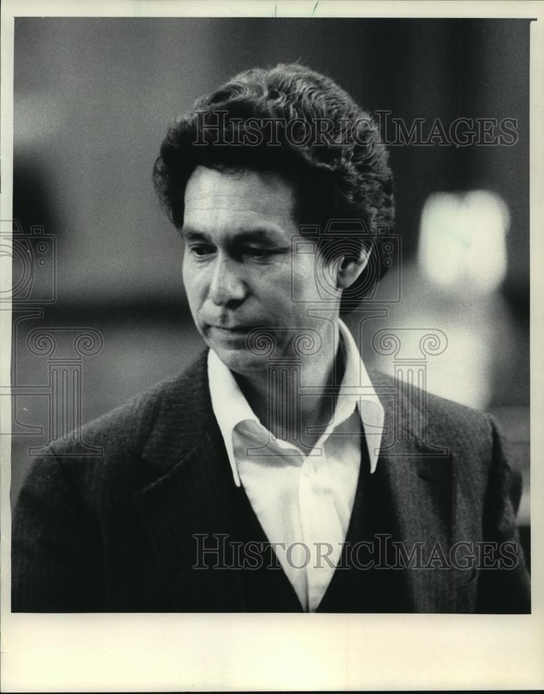 1986 Press Photo Francisco Camacho, Convicted of Attempted Arson - mja58445 1986 Press Photo Francisco Camacho, Convicted of Attempted Arson - mja58445