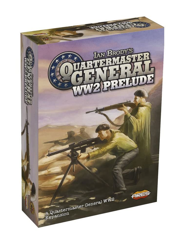 Ares Games Quartermaster General WW2 Prelude, Blue And White Ares Games Quartermaster General WW2 Prelude, Blue And White