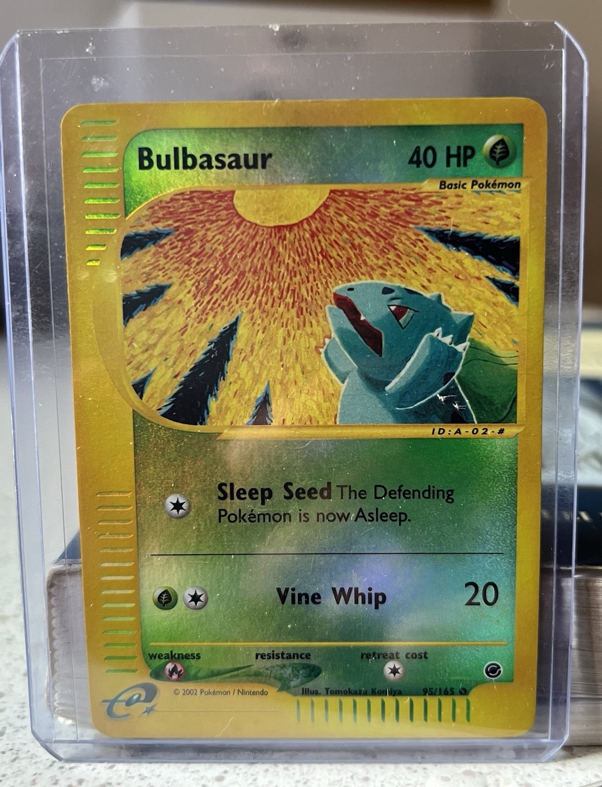 🍃 Bulbasaur 95/165 Expedition 2002 40 HP Holo Reverse FOIL ENG Pokemon TCG NM 🍃 Bulbasaur 95/165 Expedition 2002 40 HP Holo Reverse FOIL ENG Pokemon TCG NM