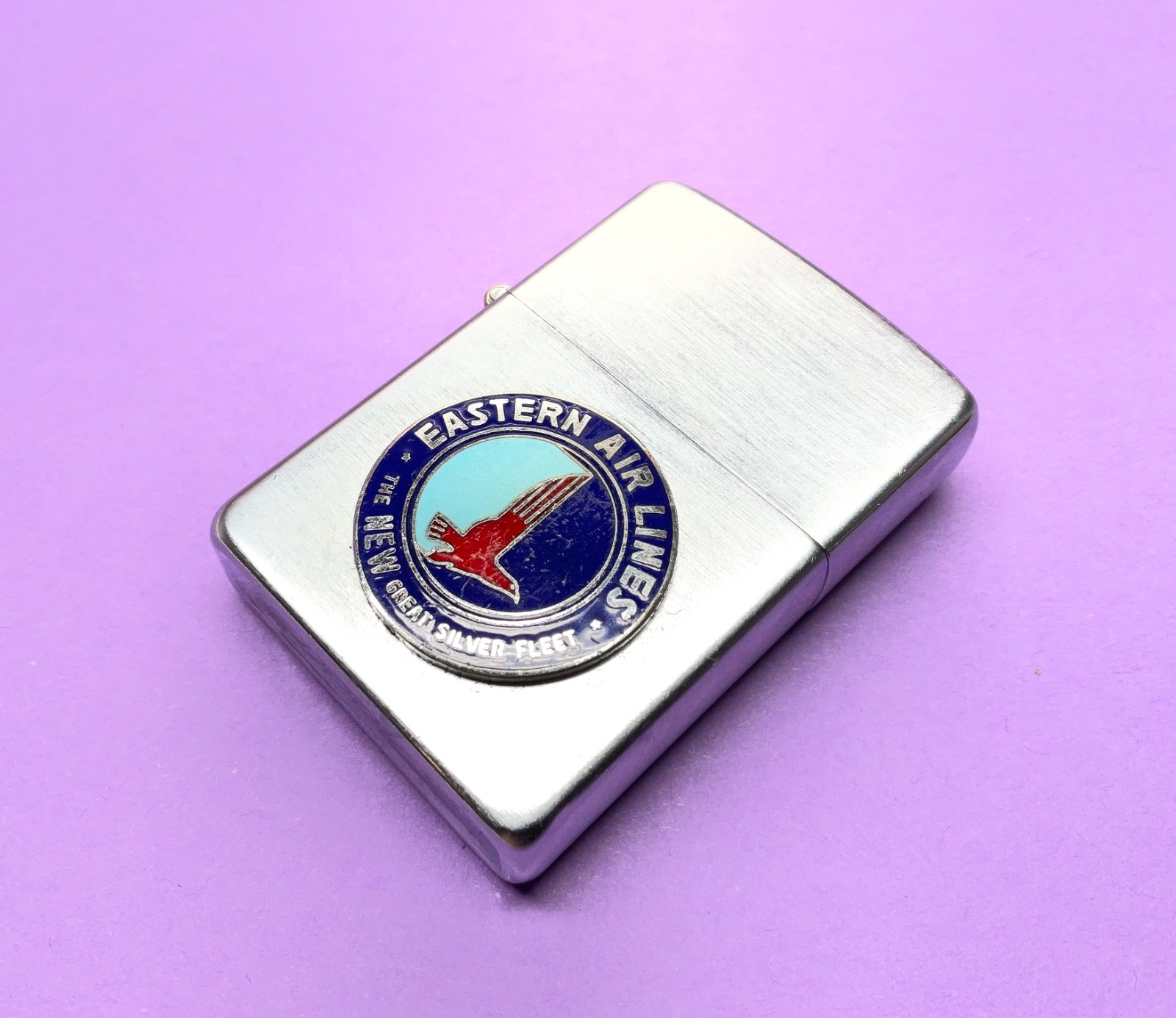 Rare 1955 to 1959 Vintage Eastern Airlines Zippo Cigarette Lighter
