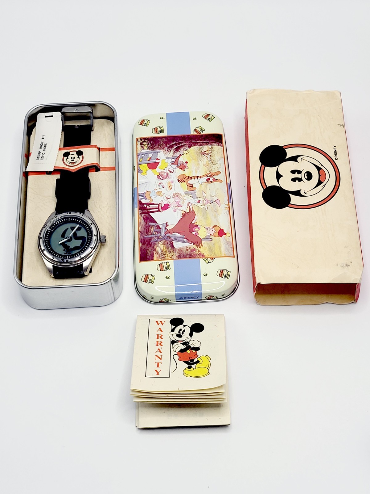 RARE [New] 38mm Disney Mickey Mouse Vintage LED Unisex Watch DS 1150 New Battery