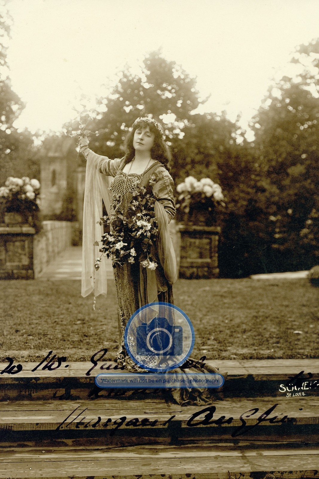 MARGARET ANGLIN IN AS YOU LIKE IT SHAKESPEARE FESTIVAL 1916 4X6 PHOTO