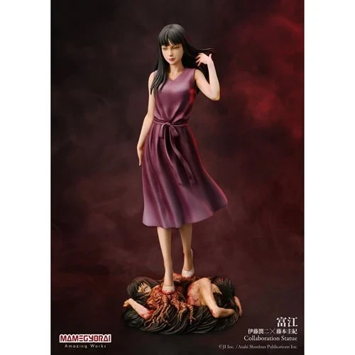 Mamegyorai Junji Ito x Yoshiki Fujimoto Tomie Collab Statue 27cm Mamegyorai Junji Ito x Yoshiki Fujimoto Tomie Collab Statue 27cm