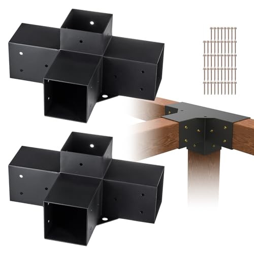 VEVOR 4-Way Pergola Bracket, 4\ VEVOR 4-Way Pergola Bracket, 4\