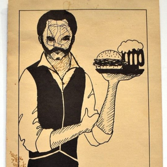 Vintage 1970s Reggie\'s Deli Restaurant Menu Petite Plaza Frankfort Kentucky