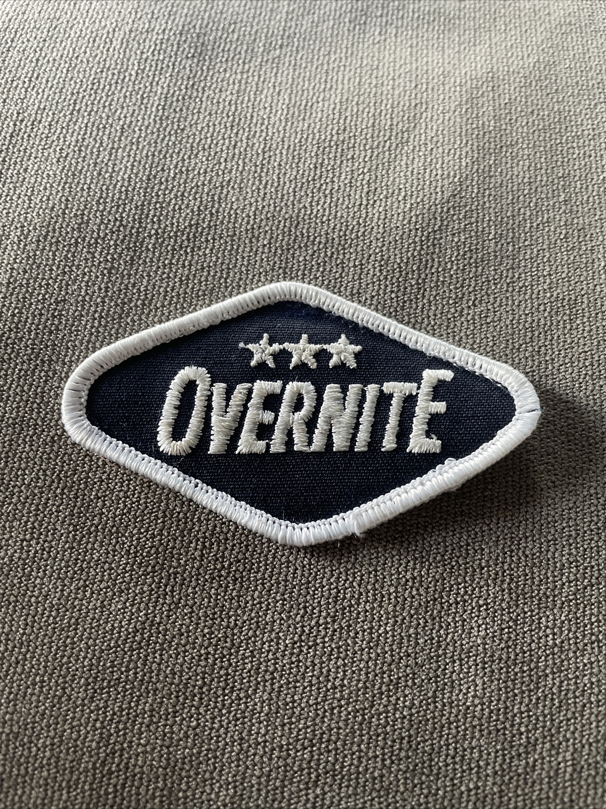 Overnite Freight Trucking Trucker Iron On Patch Hat 80s Rare Truck 3” Express Overnite Freight Trucking Trucker Iron On Patch Hat 80s Rare Truck 3” Express