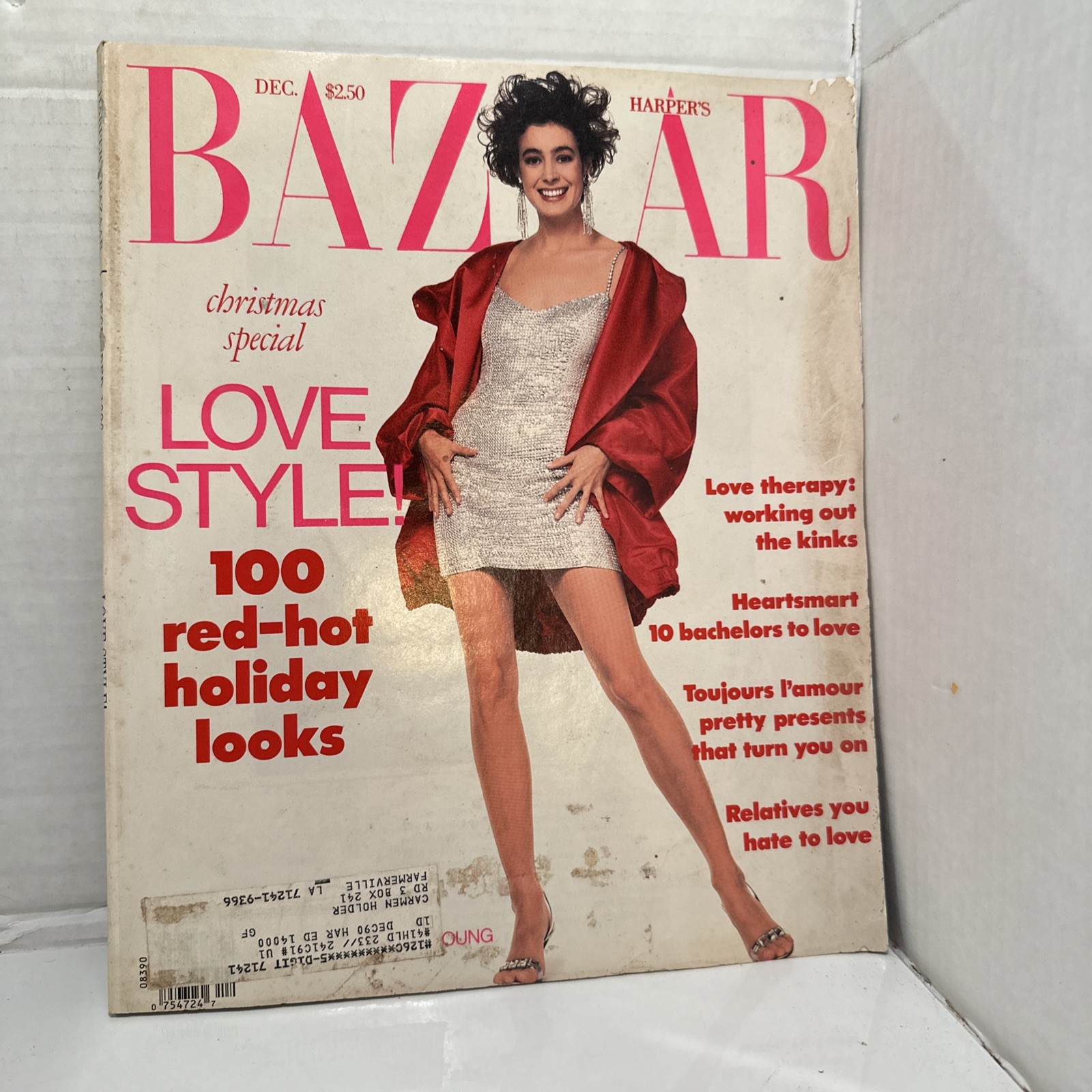 Harper’s Bazaar Love Style, Beauty, Fashion, Vintage December 1990 Harper’s Bazaar Love Style, Beauty, Fashion, Vintage December 1990