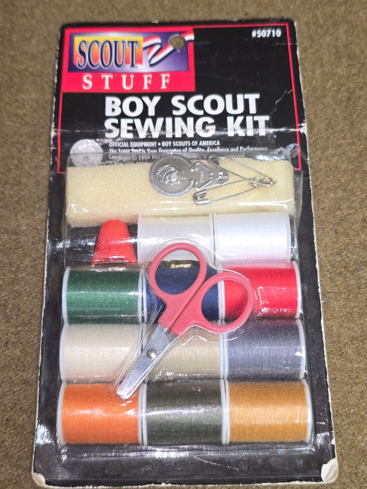 Scout Stuff Boy Scout Sewing Kit UNOPENED