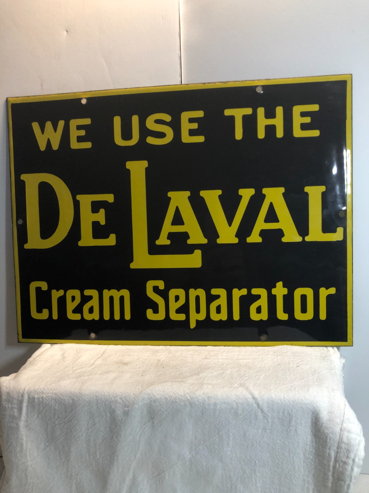ORIGINAL NOS DELAVAL CREAM SEPERATOR PORCELAIN 16 \
