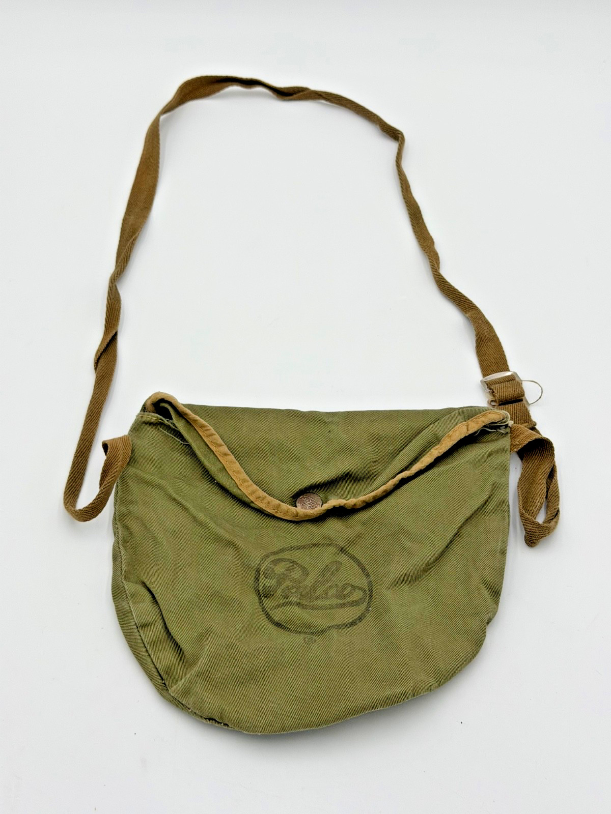 VINTAGE PALCO CANVAS UTILITY POUCH BAG-OLIVE GREEN MILITARY STYLE WITH STRAP VINTAGE PALCO CANVAS UTILITY POUCH BAG-OLIVE GREEN MILITARY STYLE WITH STRAP