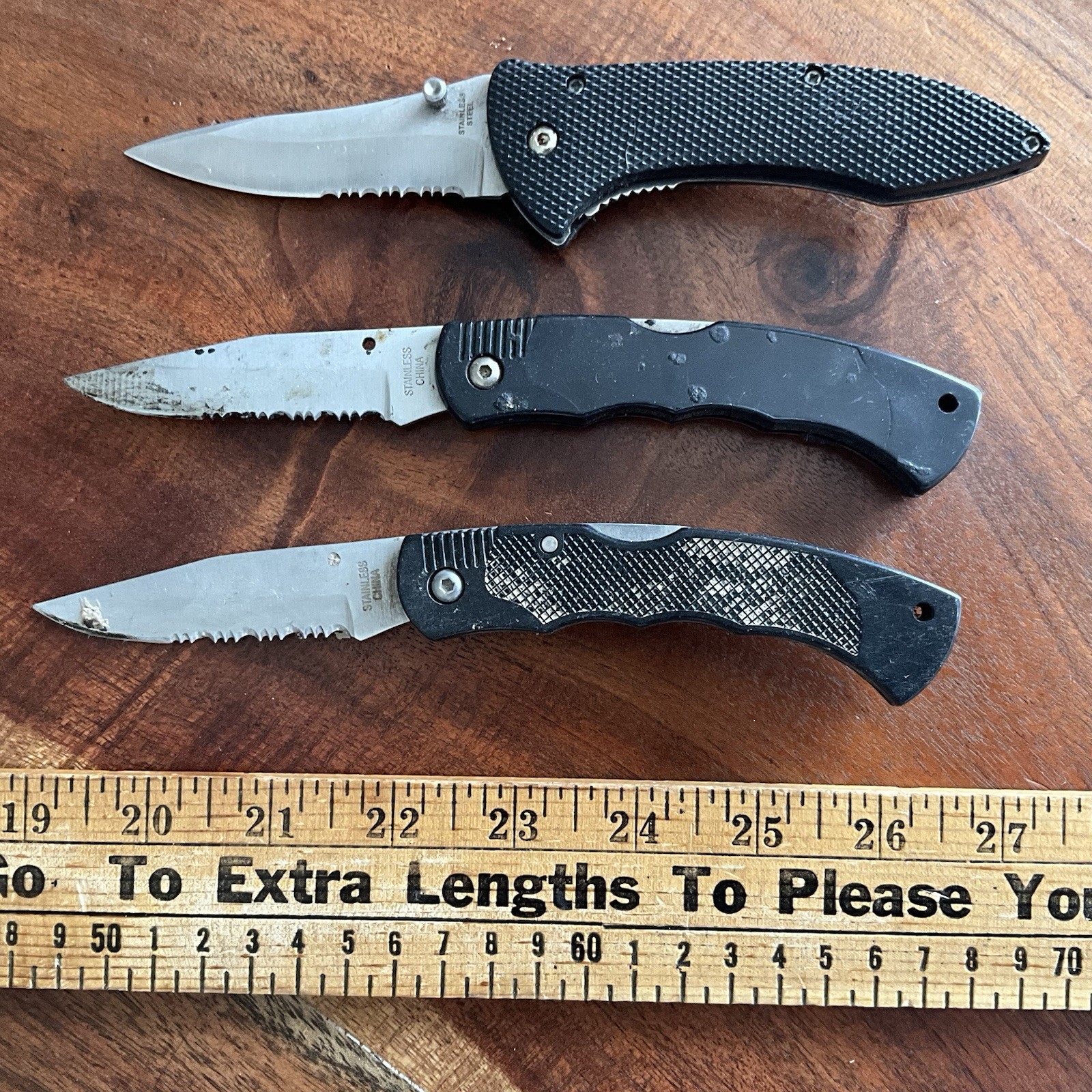 Folding Pocket Knife Lot Some Need Repair