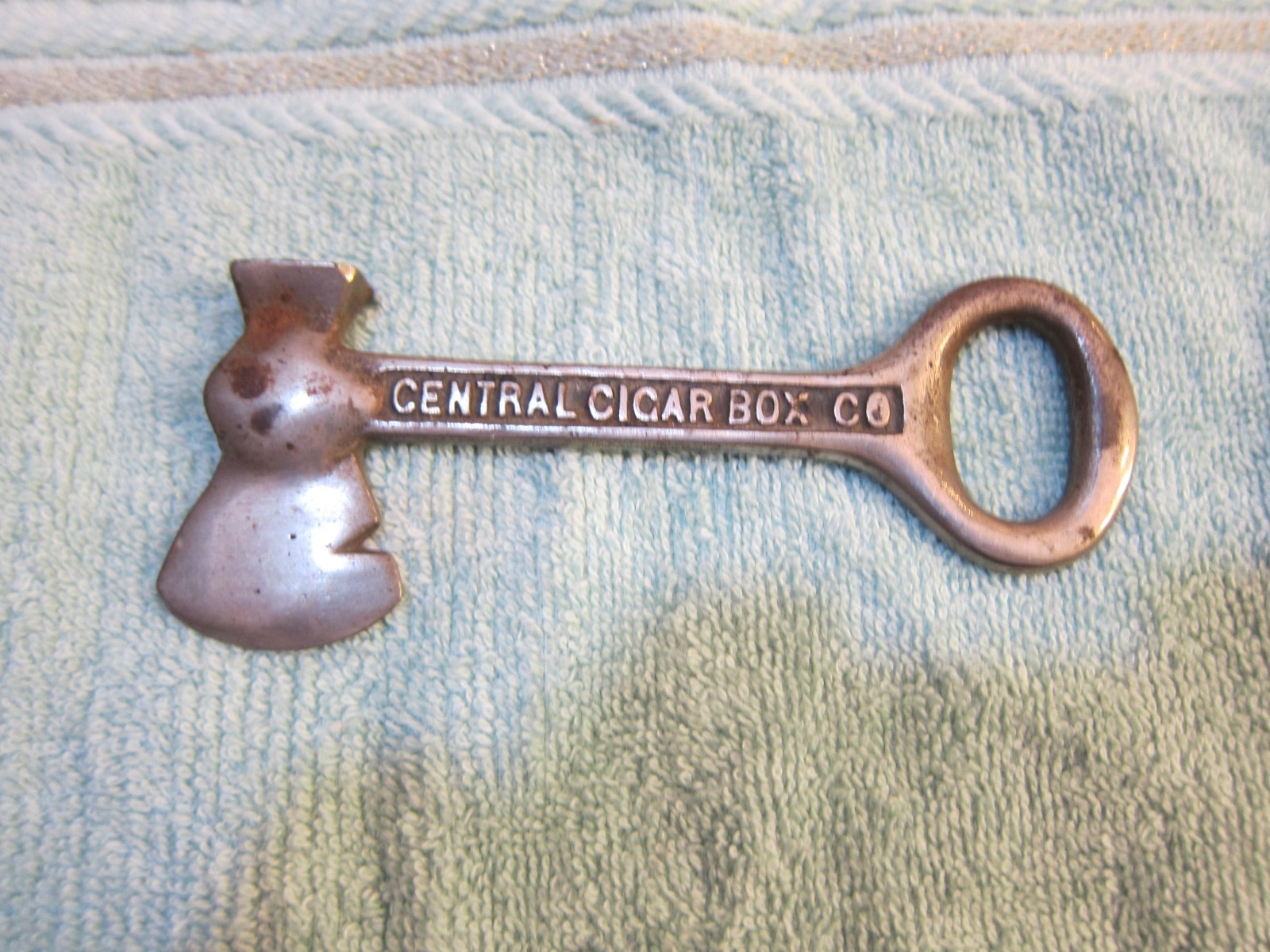 Vintage Central cigar box co. st louis Missouri Bottle Opener