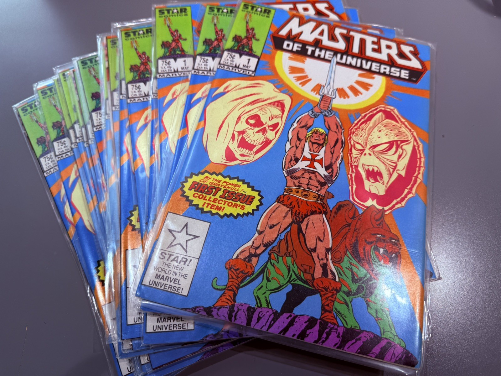 ONE Masters Of the Universe #1 HIGH GRADE Marvel/Star Comics 1986 WAREHOUSE FIND ONE Masters Of the Universe #1 HIGH GRADE Marvel/Star Comics 1986 WAREHOUSE FIND