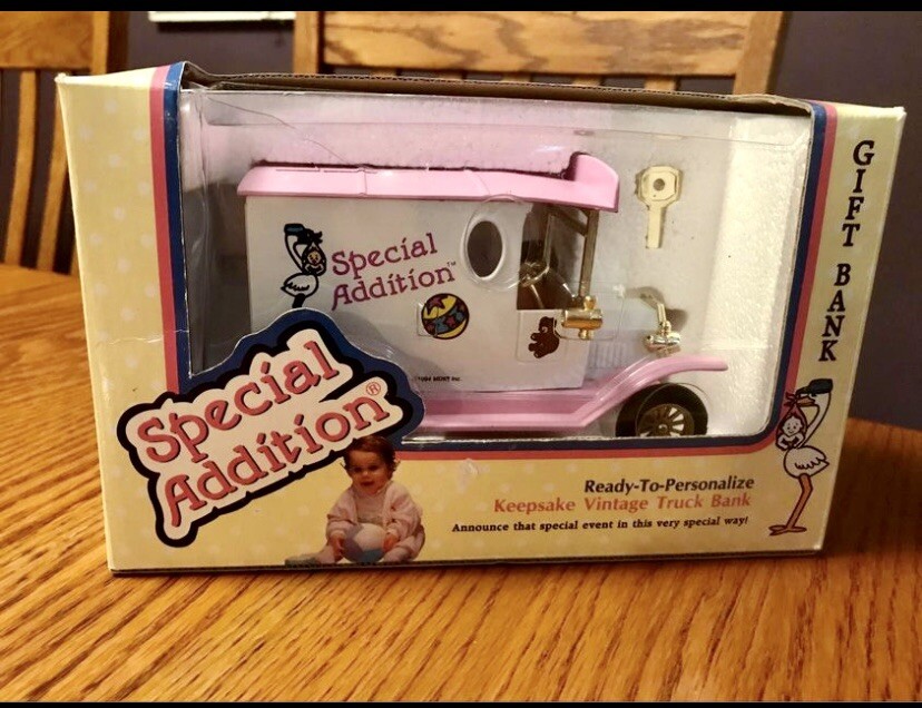 1994 K-Line Special Addition Ready To Personalize Keepsake Vintage Bank GIRL 1994 K-Line Special Addition Ready To Personalize Keepsake Vintage Bank GIRL