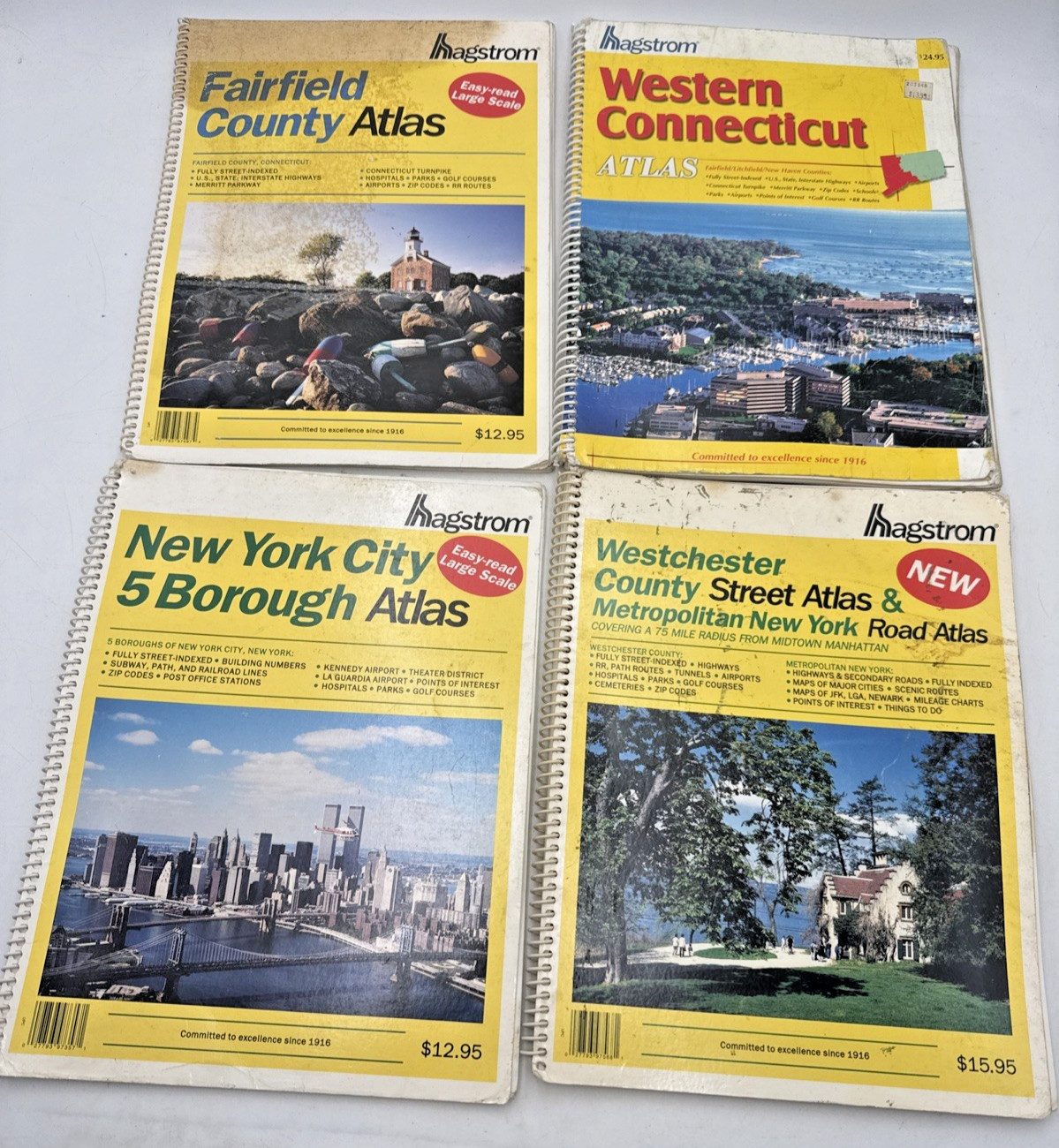 Hagstrom Atlas Lot Map 1998-2002 New York City Westchester Fairfield Western Ct
