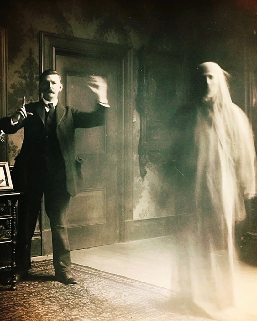 Victorian Ghost Photograph | Seance | Spirit | Halloween Decor | Spooky Photo Victorian Ghost Photograph | Seance | Spirit | Halloween Decor | Spooky Photo