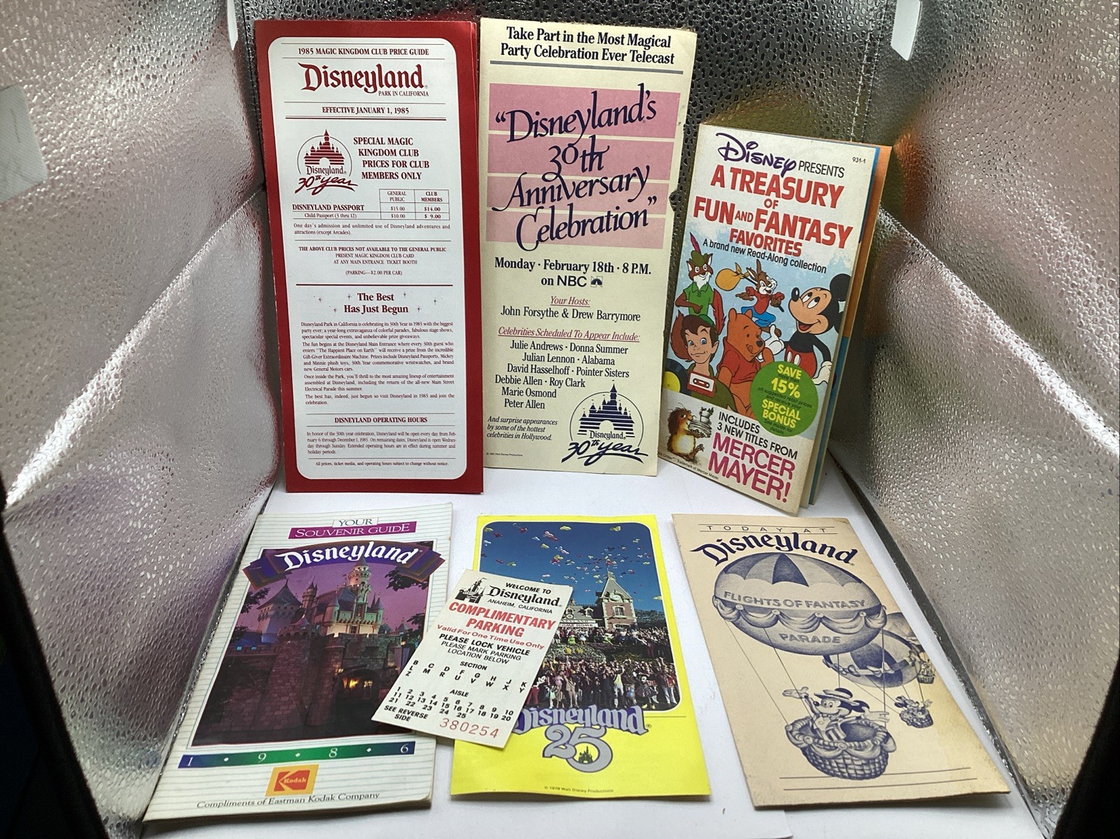 Vintage Disneyland Brochures 1980s
