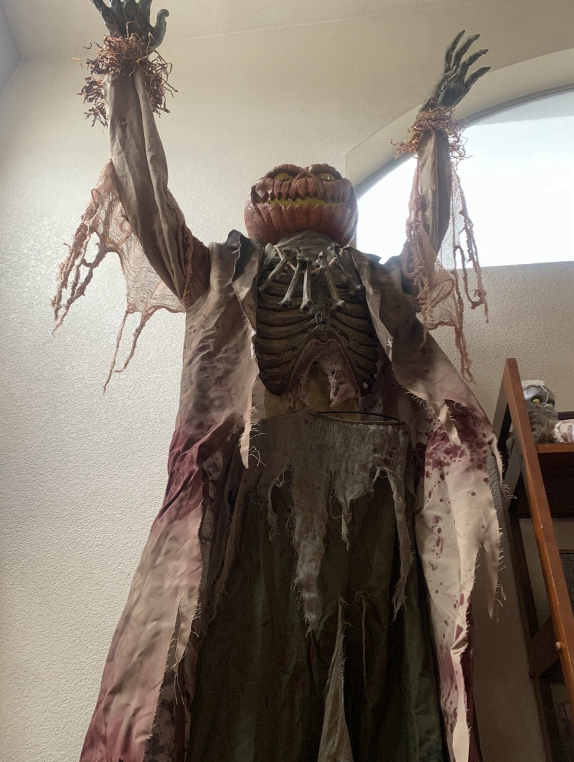 Spirit Halloween 2012 Corn Stalker Animatronic Life Size SVI Prop WORKING (READ) Spirit Halloween 2012 Corn Stalker Animatronic Life Size SVI Prop WORKING (READ)