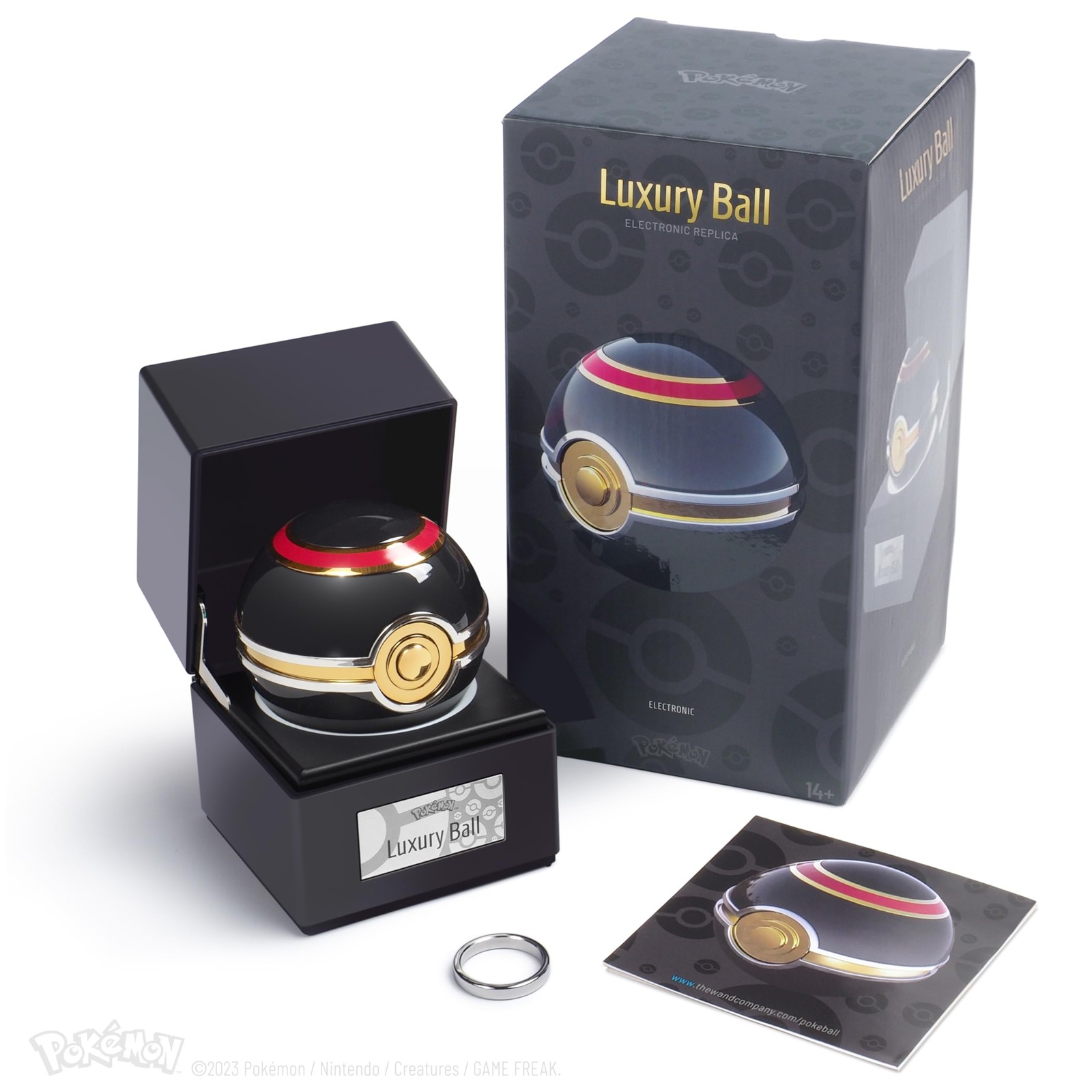 The Wand Company Original Poké Ball Authentic Replica - Small, Multicolor