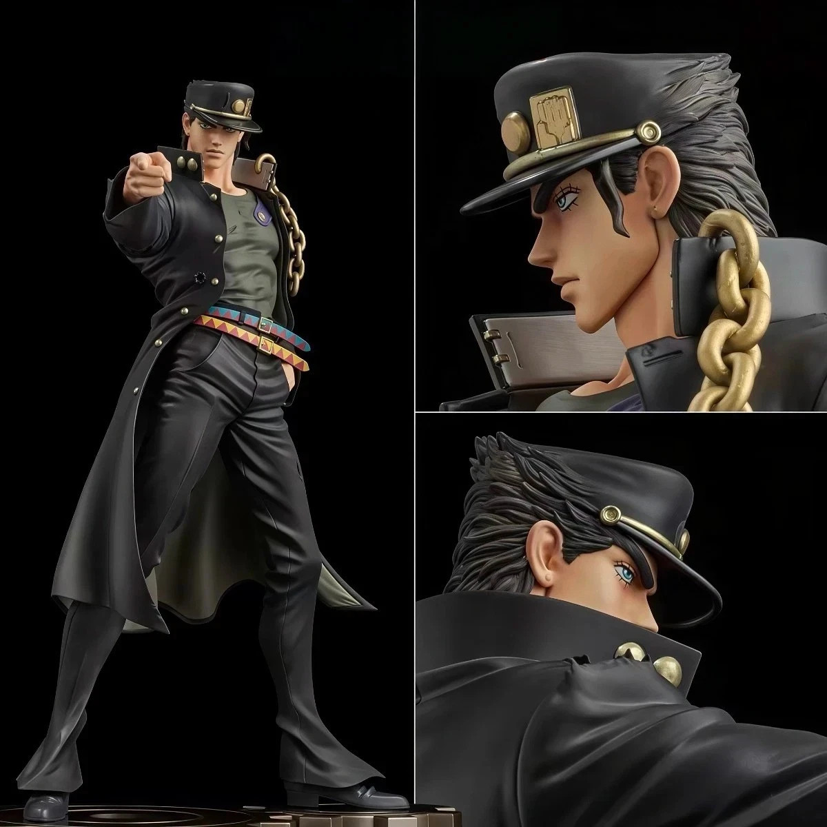 25cm 9.8 Inch Anime Jotaro Kujo Figures Pvc Statue Desktop Ornamen Collection St