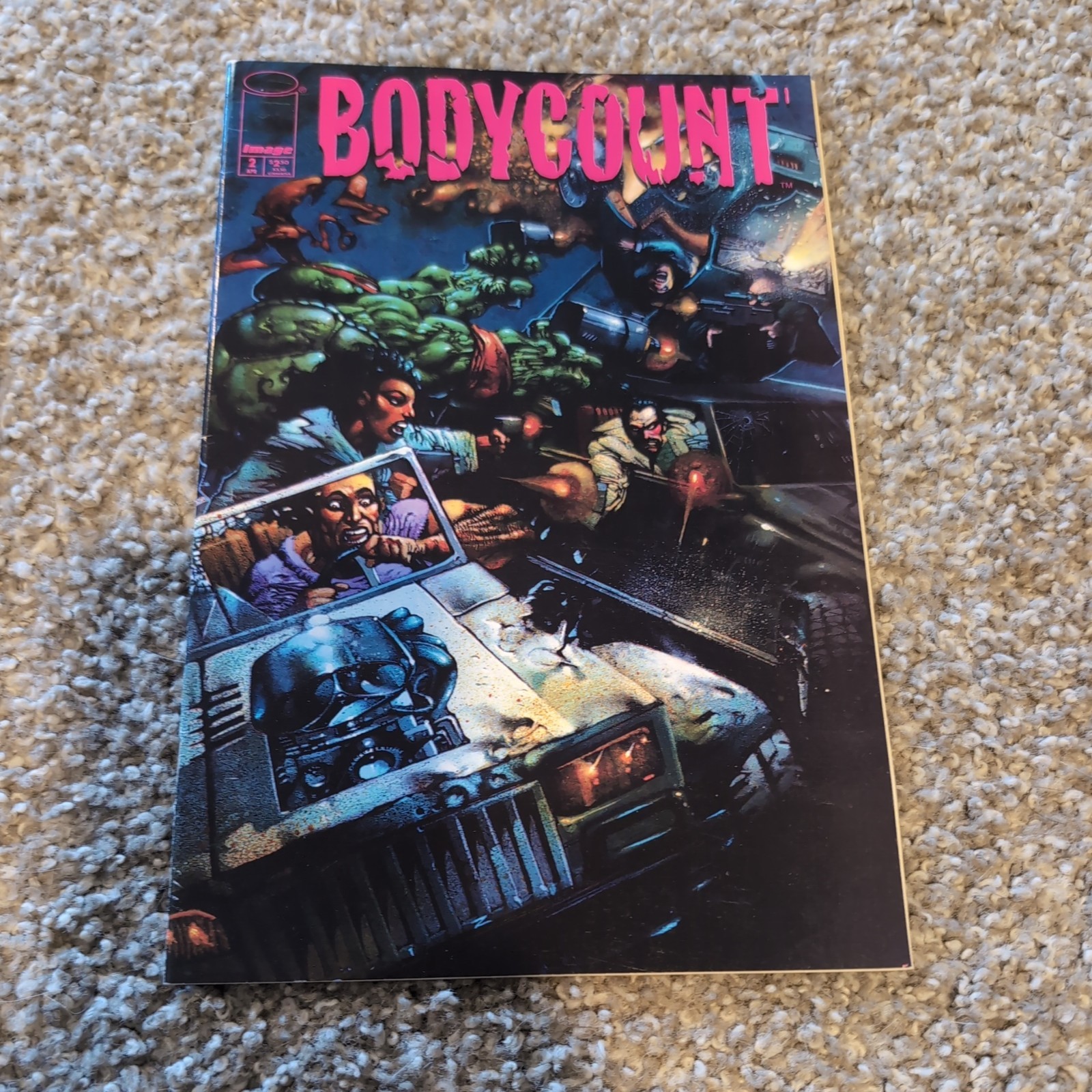 Bodycount #2 (April 1996, Image)  teenage mutant Ninja turtles  bisley Eastman 