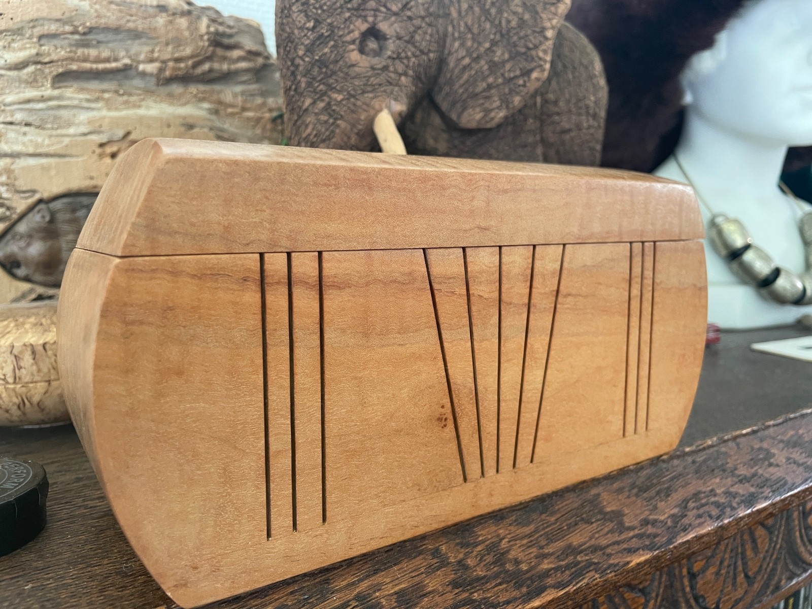 Michael Elkan – Maple Leaf Studio – Big Leaf Maple Box Michael Elkan – Maple Leaf Studio – Big Leaf Maple Box