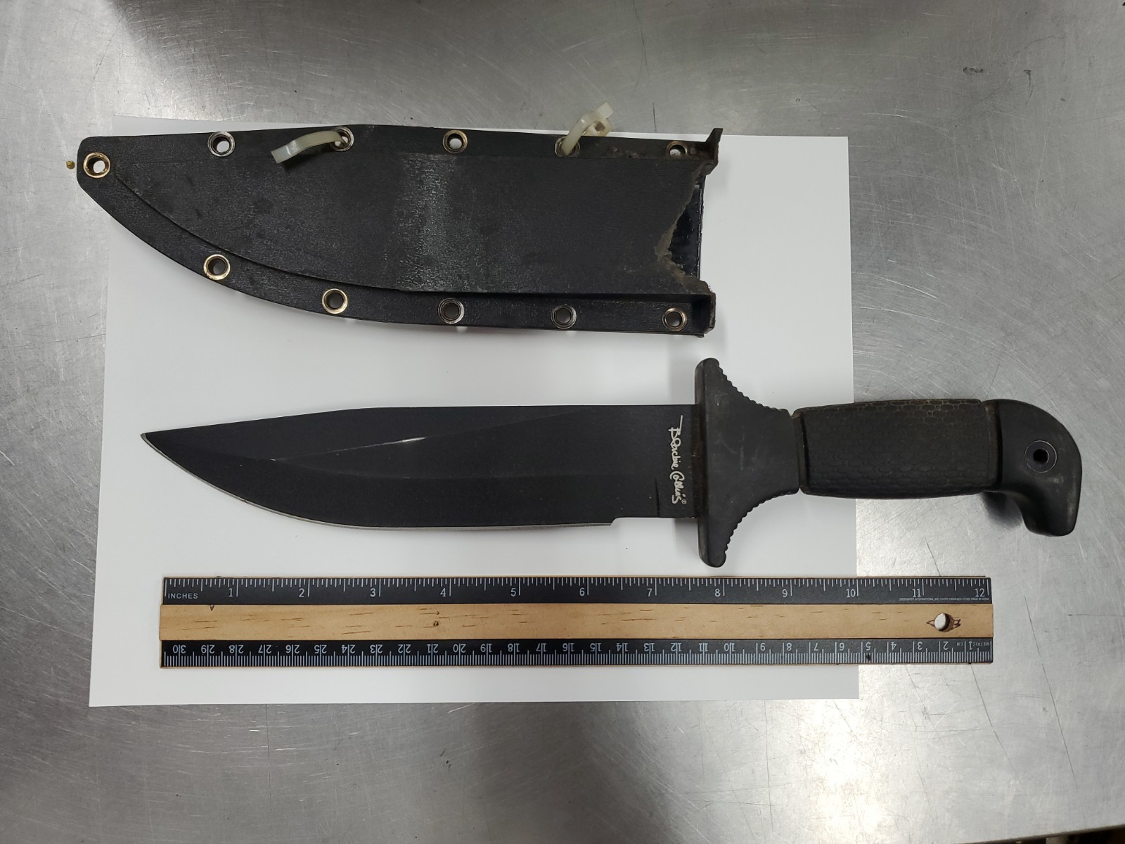 Blackie Collins Fixed Blade Bowie Knife 8\