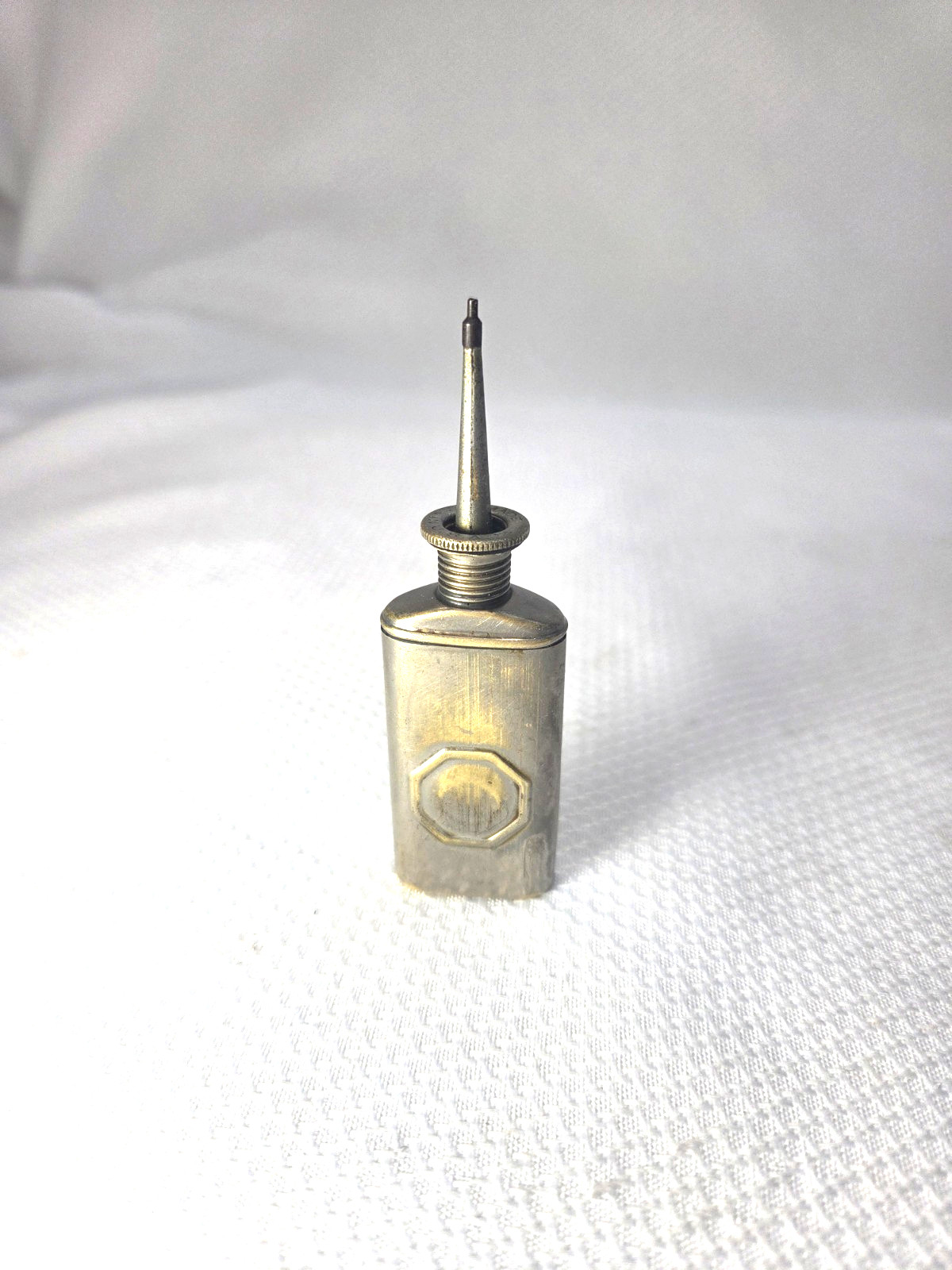 VINTAGE FEB 18 1896 POCKET MINI OIL CAN 3.5 VINTAGE FEB 18 1896 POCKET MINI OIL CAN 3.5