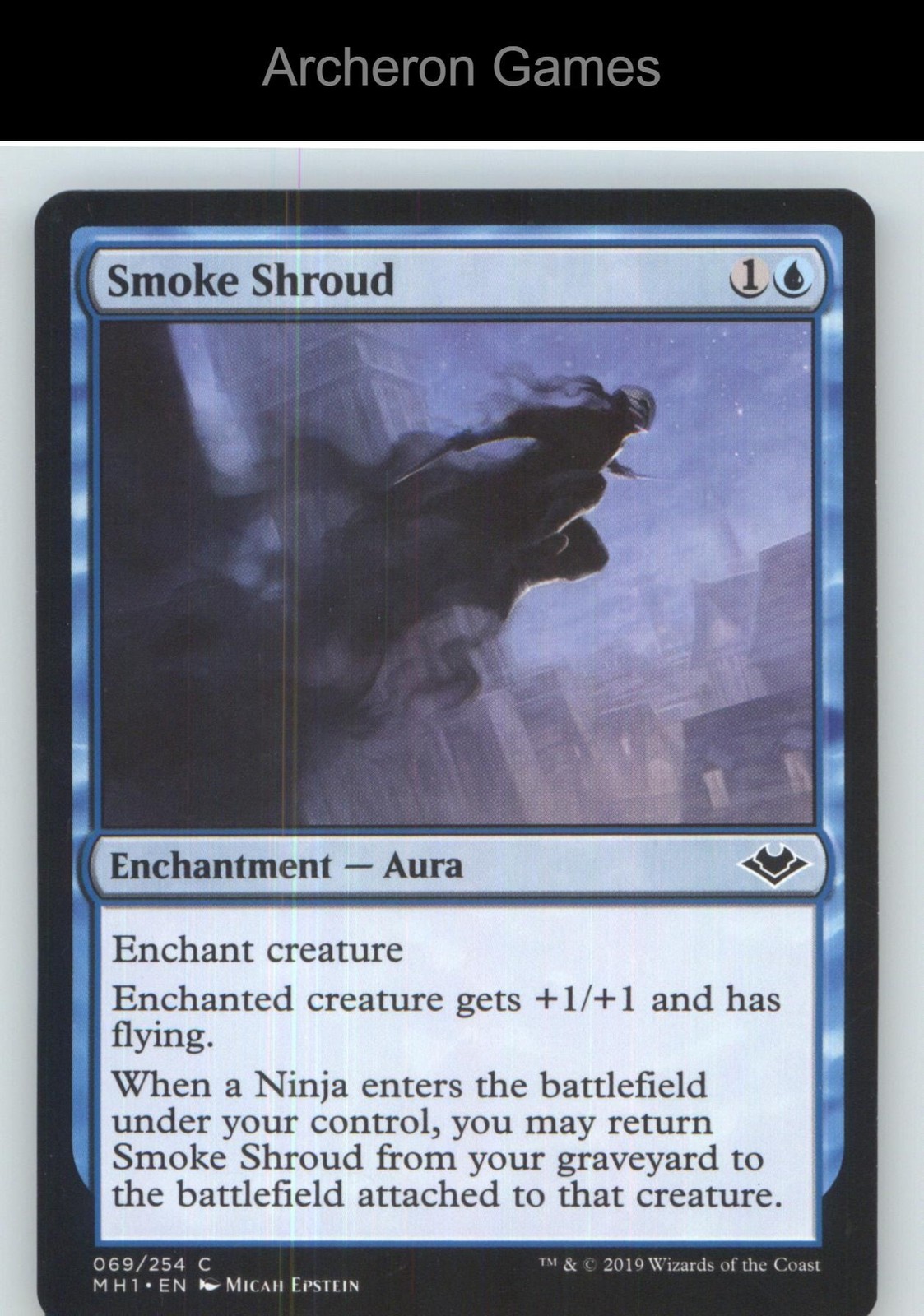 Smoke Shroud MH1 69 C MTG Card NM/EX+ Smoke Shroud MH1 69 C MTG Card NM/EX+