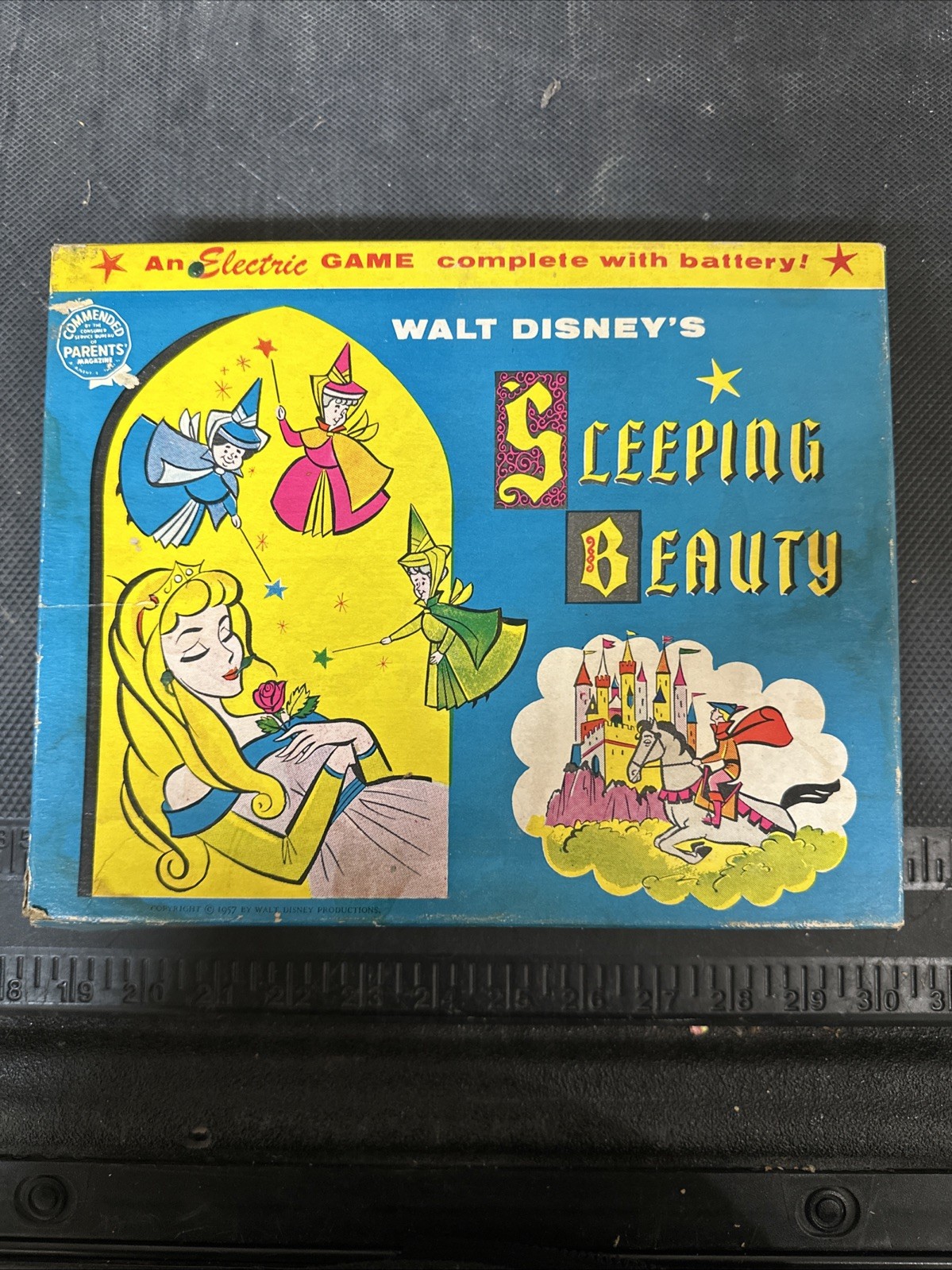 Vintage Rare 1959 Sleeping Beauty Electric Jacmar Game Walt Disney Movie Unused Vintage Rare 1959 Sleeping Beauty Electric Jacmar Game Walt Disney Movie Unused