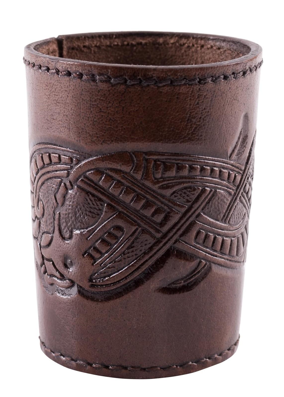 Ulfberth - Viking dice Cup with Embossed Motif - Genuine Leather - Medieval L... Ulfberth - Viking dice Cup with Embossed Motif - Genuine Leather - Medieval L...