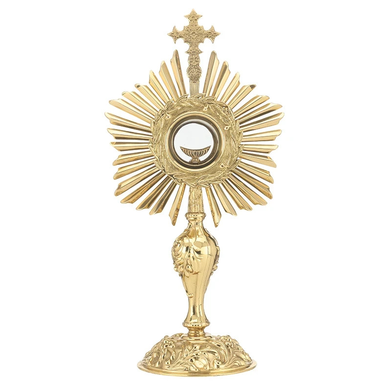 San Gimignano Monstrance, Brass 23\'\' High x 12\