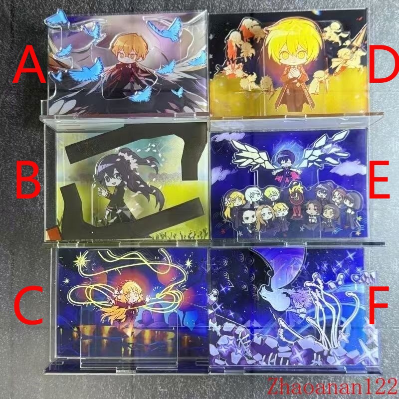 Anime Game Limbus Company Yi Sang Heathcliff Acrylic Stand Figure Mini Model 